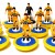 Subbuteo Andrew Table Soccer L' Aquila Calcio  1991-92 on Classic Lightweight bases